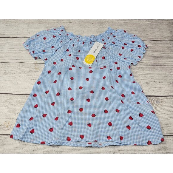 NWT Stitchfix Strawberry Blue Blouse size 5T - Picture 2 of 4